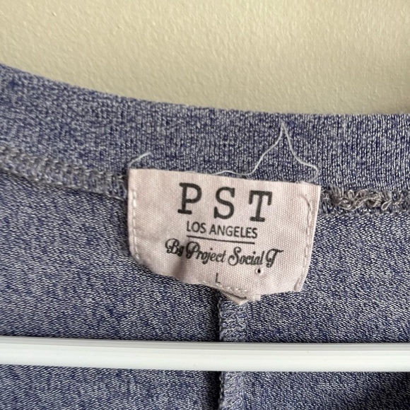 Project Social Tee Twist Front Long Sleeve Tee T-shirt - Picture 2 of 6